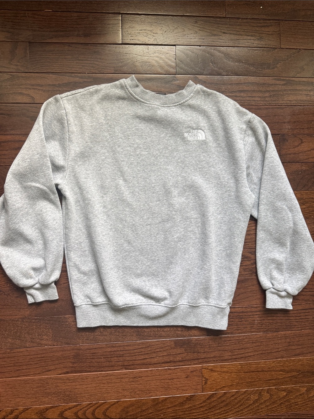 The North Face Light Gray Crewneck Sweatshirt